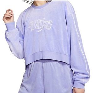 Nike Purple Crewneck Sweatshirt